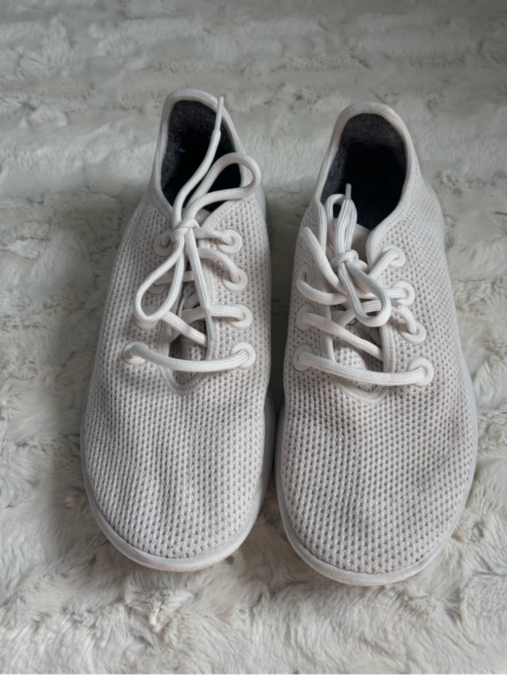 Allbirds Men's Size 8 M White Tree Runners Sneakers